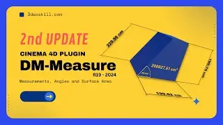 Cinema 4D Plugin - DM Measure 2023.2 Update - Render Measurements and Angles