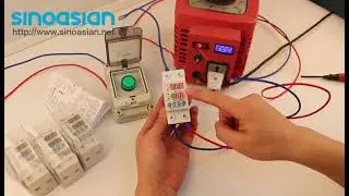 How to set up voltage protector and current protection-sinoasian