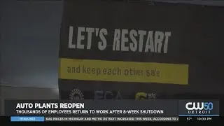 Back To Work: Ford, GM, Fiat Chrysler Restart US Factories
