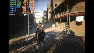 Red Dead Redemption 2 on Xeon E5450 (C2Q Q9650 equivalent) and AMD HD 7770 (1GB vram)