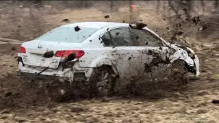 Installing a backyard RACETRACK the fun way