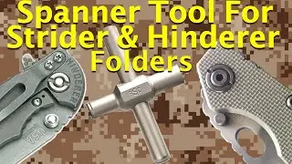 PSD Designs Monkey Wrench Spanner Tool For Strider and Hinderer Folders
