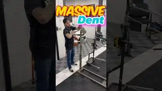 Fender Dent repair without painting #autobodyrepair #paintlessdentrepair #dentrepair #diy