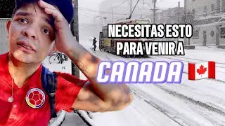 Asi viaje a CANADA desde MEXICO: TODO ESTO ME PIDIERON😱