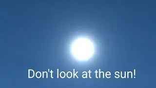 Don't look at the Sun! 💀☀️