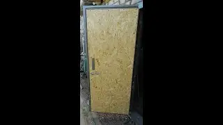 OSB Sauna Door
