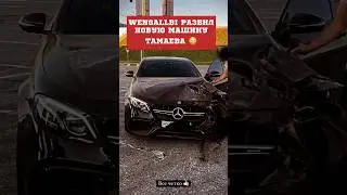 😳Дагестанский блогер Ахмед Wengallbi РАЗБИЛ новый Mercedes Асхаба Тамаева 