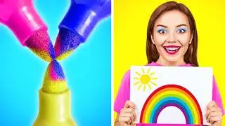 GENIUS CRAFTS AND DIYs TO TRY NOW! || Funny Hacks For Every Day by 123 Go! Genius