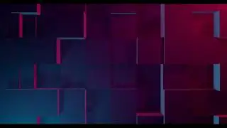Looped animation of cubes. Abstract, beautiful, decorative, screensaver, background