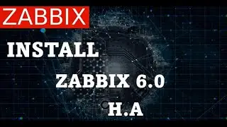 #01- Zabbix server 6 0beta3 High availability cluster.