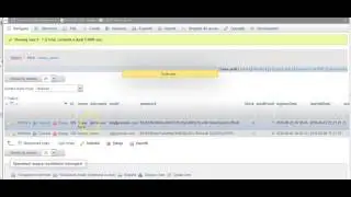Import new database and change user , password from phpmyadmin