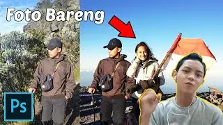 Tutorial photoshop - Cara edit foto bareng artis atau orang
