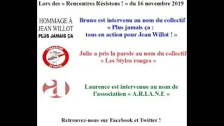 Rencontres Resistons 16 11 2019