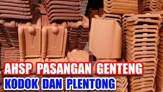 AHSP Pasangan Genteng Kodok/ m2 - Rencana Anggaran & Biaya