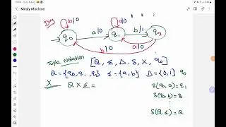 TOC - Mealy Machine Example 1 by Deeba Kannan in Tamil