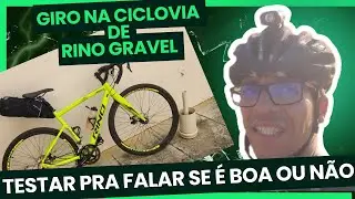 Rino Gravel na ciclovia da Juraci Magalhães até a Luiz Eduardo Magalhães 
