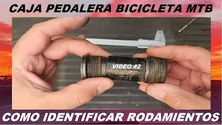 Cambio caja pedalera dañada de bicicleta!