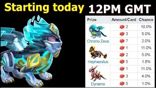 Starting today | Drop Rate Chrono Zeus and Hephaestus Dragons | 9450 score Flying Menace Cake event