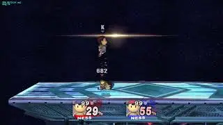 Super Smash Bros. Brawl Interesting Ness Tech from Footstooling!