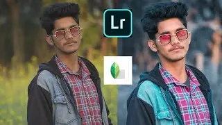 Lightroom photo editing tutorial | Blue and Black Tone Lightroom photo editing tutorial in mobile