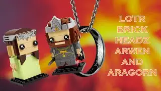 LEGO LOTR Lovers Will Love This! BrickHeadz Aragorn & Arwen Build