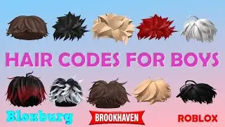 Hair Codes for Boys [] Brookhaven, Bloxburg, Berry Avenue & other Roblox games [] ROBLOX