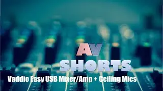 Vaddio Easy USB Mixer/Amp + Ceiling Mics