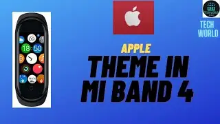 How to put Apple theme in mi band 4