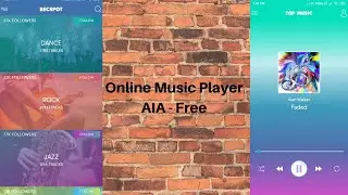 Online Music Player Application like Spotify | Best UI - Free AIA