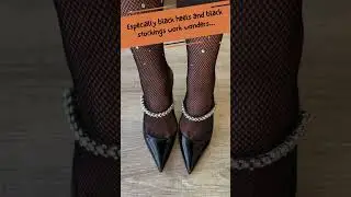 Stockings and heels - a perfect match! 