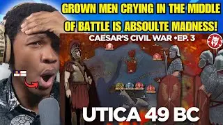 British caribbean guy reacts to Battles of Utica and Bagradas 49 BC - Caesar's Civil War reaction