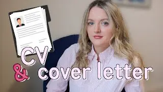showing you my CV & cover letter (tips & advice)