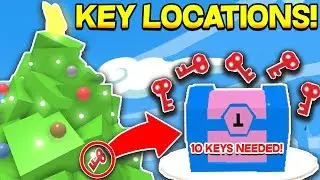 ALL *SECRET* TOY LAND KEY AND PET LOCATIONS IN ICE CREAM SIMULATOR UPDATE (Roblox)