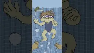 Wanna see how long I can hold my breath?? #shorts #funny #animation