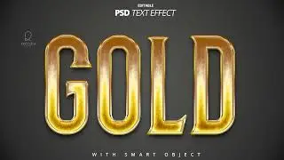 membuat effect Text emas l golden 3d Text effect #photoshop #tutorial #goldeneffect #christmas #3d