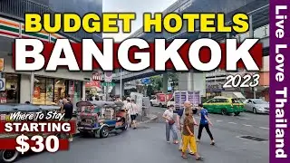 Budget Hotels To stay In BANGKOK | Under $30 Per Night | Sukhumvit 2023 