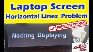 How to fix flickering horizontal lines on laptop screen | Laptop screen horizontal lines Solved