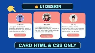 🔥(NEW) How to Design a Beautiful Card using HTML and CSS