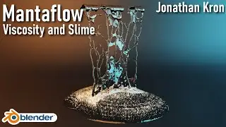 Blender Mantaflow Viscosity and Slime [Blender 2.82] |  English