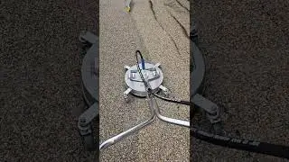 Resin bound driveaway cleaning using a surface cleaner