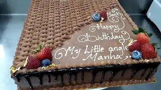 Chocolate birthday cake / How to make birthday cake ideas and creations