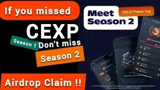 HOW TO CLAIM CEXP AIRDROP RELOADED || 100% LEGIT AIRDROP 2024🔥