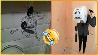 Funniest  Acts of Vandalism Found in Public Toilets 😂😂😂