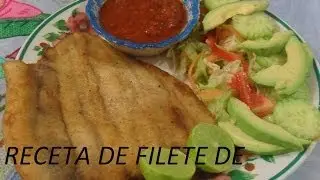 RECETA DE FILETE DE PESCADO EMPANIZADO ( LOS ANGELES COCINAN )
