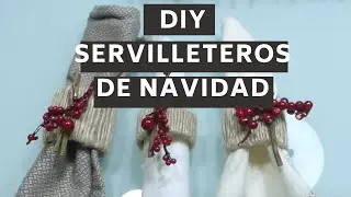 DIY servilletero navideño y bajo plato, fácil y económico