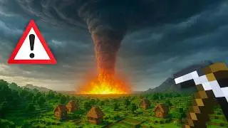 I Lived 100 DAYS with Realistic Weather in Minecraft Hardcore