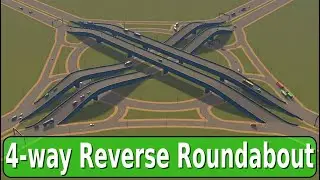 Reverse Roundabout Intersection