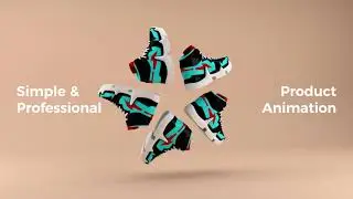 Simple & Professional Sneakers Product Animation in 3ds Max | Arnold GPU | Array Modifier