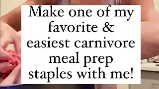 Carnivore Meal Prep Made Easy! Just need an Airfryer!