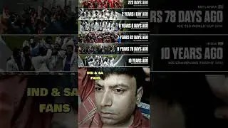 POV Ind and  Sa Fans waiting for trophy 😔 #shorts #cricket